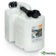 STIHL - ПРОФЕСИОНАЛЕН ГОЛЯМА ПРОЗРАЧНА КОМБИНИРАНА ТУБА ЗА ГОРИВНА СМЕС 5 ЛИТРА И МАСЛО ЗА ВЕРИГАТА 3 ЛИТРА STIHL - ПРОФЕСИОНАЛЕН ГОЛЯМА ПРОЗРАЧНА КОМБИНИРАНА ТУБА ЗА ГОРИВНА СМЕС 5 ЛИТРА И МАСЛО ЗА ВЕРИГАТА 3 ЛИТРА